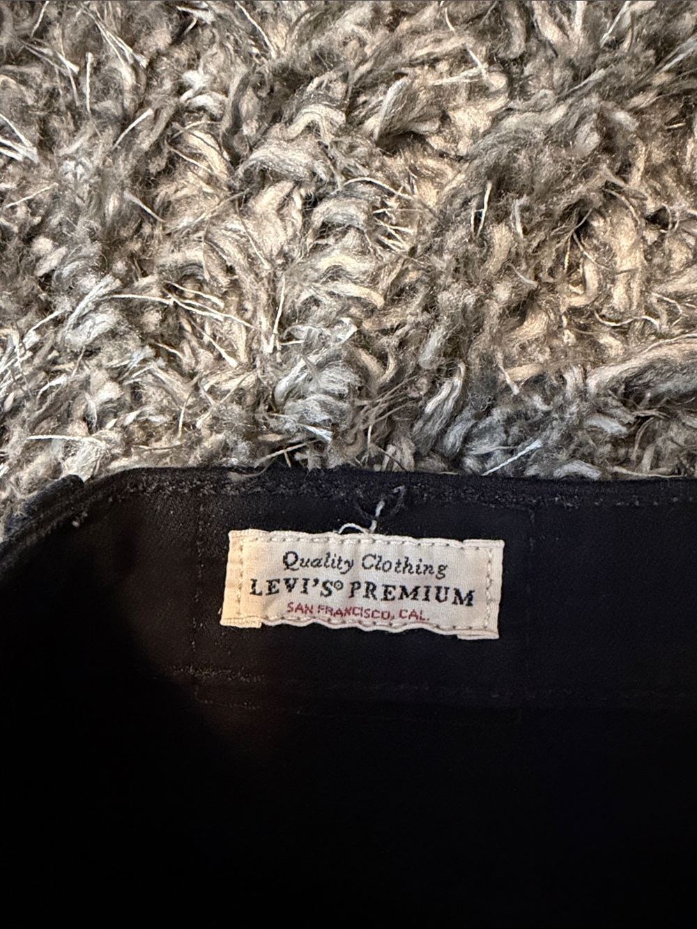 Black Distressed High Rise Skinny Jeans with Knee Rips - Picture 7 of 8